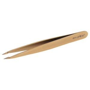 Пинцет для бровей прямой, 9,5 см (1438), 1 шт. Aba Group