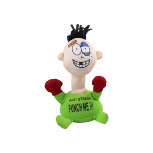 Выпусти пар с криками и ударами по плюшевой кукле "Разозленный человек" высотой 25 см KecoSweet, [зеленый]naughty figure