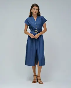 Женское платье из светлого денима Salsa Jeans, синий