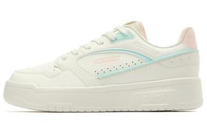 Кроссовки QIAODAN Skateboarding Shoes Women's Low-top White/powder, розовый