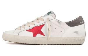Кеды низкие Golden Goose Superstar, белый / серый / красный
