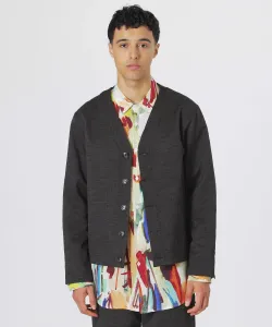 Широкий кардиган из твида Slab Loveless, цвет Black