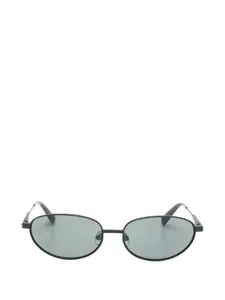 Солнцезащитные очки овальной формы X Linda Farrow Jacquemus, черный