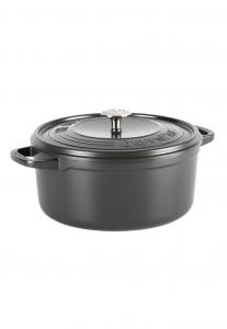 Жаровня чугунная Greenpan, 22 см, черно-серый