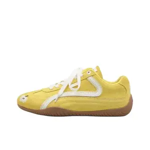 Износостойкие дышащие легкие низкие кеды Casual Shoes женские Medd, желтый