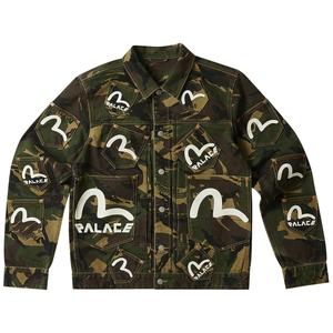 Джинсовая куртка Palace x Evisu Type One, камуфляж