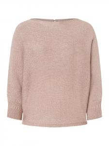 More & More Свитер с рукавами «летучая мышь» с блестящим эффектом, бежевого цвета