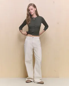 Женская куртка в рубчик с длинным рукавом Easy Wear, темно-зеленый