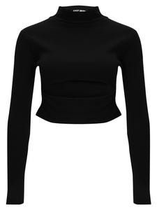 Лонгслив DEF, черный