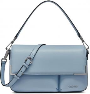 Сумка-органайзер Calvin Klein Mica с клапаном и кроссбоди, Dusty Blue