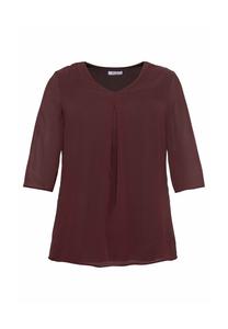 Многослойная туника из шифона sheego, цвет Weinrot