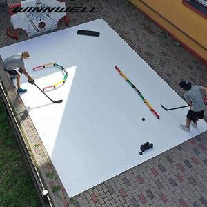 He Jiagong Тренировочная доска Ice Ball, детский хоккейный тренажер для сухого льда, 12 элементов (135*180 см)