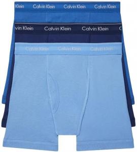Комплект из 3 мужских боксеров Calvin Klein Cotton Classics, Medieval Blue, Minnow, Blue Bay