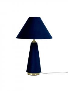 Настольная лампа темно-синего/золотистого цвета - (В)47 x Ø30 см relaxdays
