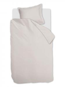 Комплект постельного белья Бамбук кремового цвета Ambiante, 140x200/220 см