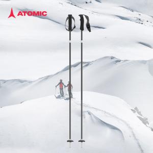 Atomic Двухкомпонентные лыжные палки 2425 новинка, 6-звездочные карбоновые палки для взрослых, VOLANTSQS VOLANT SQS* Black, 135cm