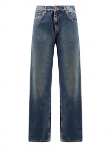 Джинсы с карманами Aspesi, синий