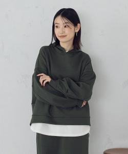 Картонная вязаная толстовка с капюшоном / можно носить как комплект