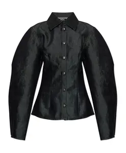 Джинсовая рубашка Rotate Birger Christensen, черный