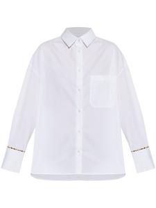 Хлопковая рубашка PS Paul Smith, белый