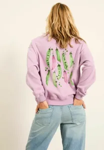 Толстовка с принтом "сладкий горошек" Fatface, Lilac/Purple