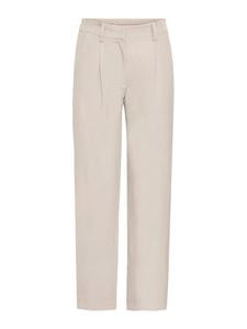 ICHI Брюки с плиссировкой 'ICHFAVA' бежевого цвета