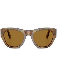 Солнцезащитные очки в квадратной оправе Persol, коричневый