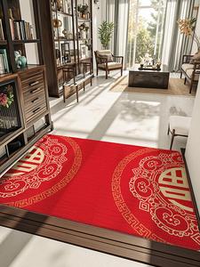Dajiang Ковер 80х120 см для прихожей в китайском стиле, нескользящий, средней толщины