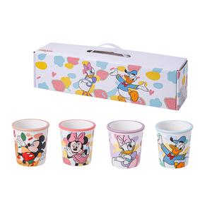 Керамическая кружка Mickey Series для дома, мультяшная ручная кружка для офиса, 250 мл Disney, [Tubas-4 Pcs Assorted]Ceramic Handle Cups