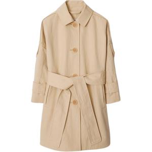 Барберри Детское пальто светло-бежевого цвета