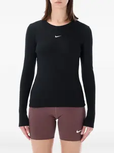 Топ с длинными рукавами Nike, черный