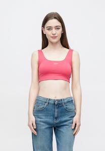 Топ Tommy Jeans SCRIPT TANK, Vintage Cerise/Pink