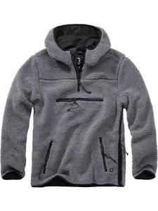 Свитер Тедди флисовый рабочий свитер серого цвета Brandit