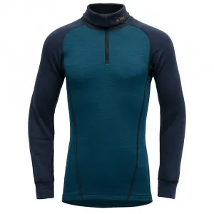 Лонгслив DEVOLD OF NORWAY Duo Active Merino half zip, синий