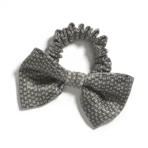 Шелковые резинки для волос Women's Gray CHANEL