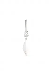 Серьга в форме ракушки DOLCE & GABBANA, серебяный