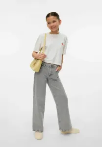 Джинсы прямого кроя weit geschnitten vmtessa hohe taille Vero Moda Girl, Light Grey Denim