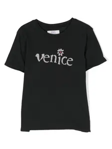 Футболка Venice Be Nice Erl Kids, черный