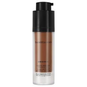 Тональный крем для лица original liquid mineral spf 20 Bareminerals, 30 - deepest deep, объем 30 мл