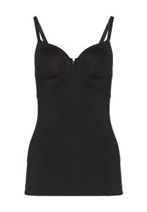 Рубашка-бюстгальтер Sidney, со встроенными косточками, однотонная, для женщин Sylvia Speidel., черный
