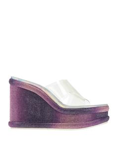 Сандалии Casadei, прозрачный