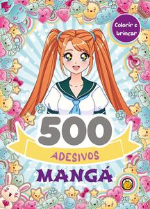 livro 500 adesivos manga (FisicalBook)