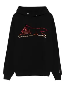 Худи с графическим декором Icecream, черный