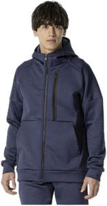 Толстовка MIZUNO Training Wear Stretch Sweat Hoodie, удобная для движений, унисекс, для взрослых, размер 32MCA050, синий