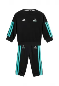 Спортивный костюм amg petronas formula 1 team dna jogger с длинным рукавом Adidas Performance, Black Semi Mint Rush