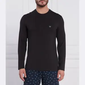 Классический крой с длинным рукавом Emporio Armani, черный