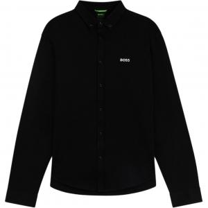 HUGO BOSS Мужская черная рубашка