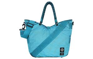 Хлопковая нейлоновая поясная сумка унисекс синий STONE ISLAND