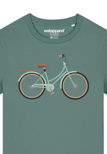 Футболка с принтом BIKE watapparel, темно-зеленый