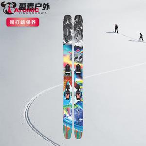 Atomic Высококачественная лыжная двойная доска MPPMCK New Freestyle BENT серии Wild Snow Powder Snow Park, черный ИЗОГНУТЫЙ ЧЕТЛЕР, 120AAST02, 180 см